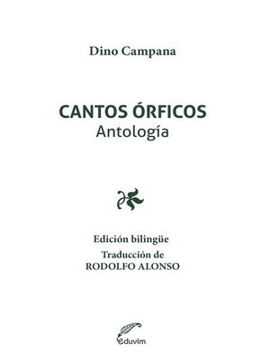 cover image of Cantos órficos